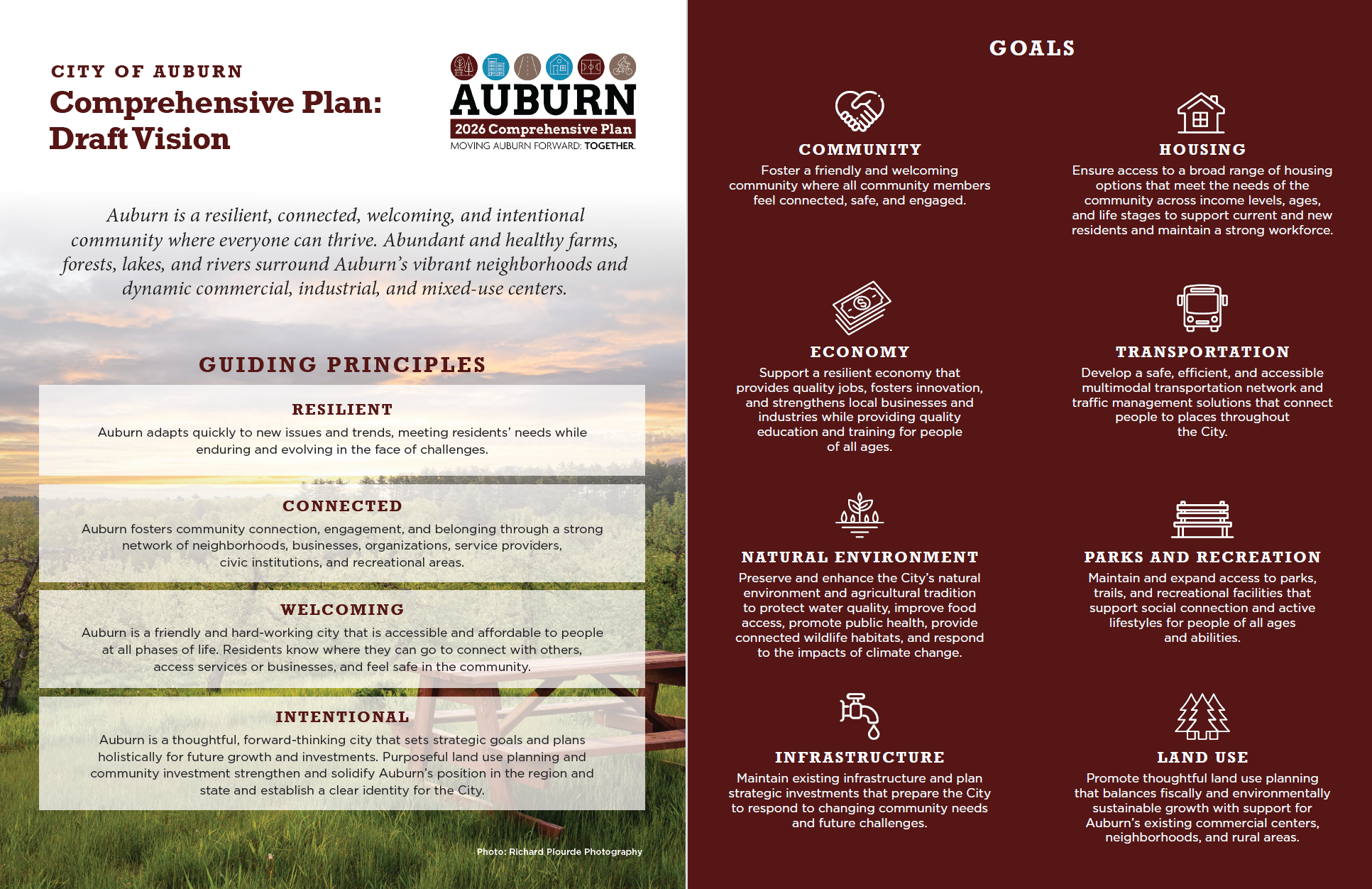 Image of vision, guiding principles, and goals 