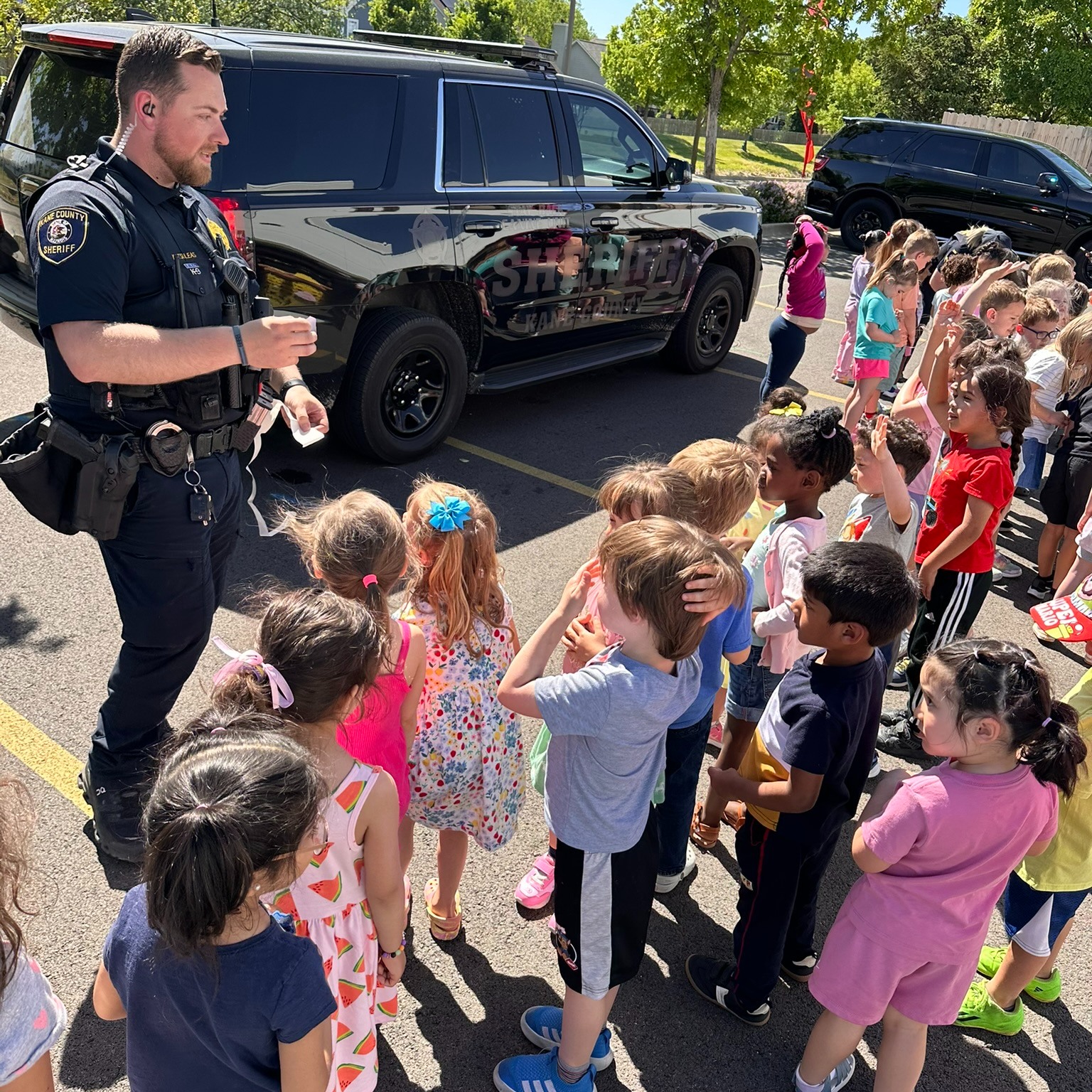 kane county sheriff with kids