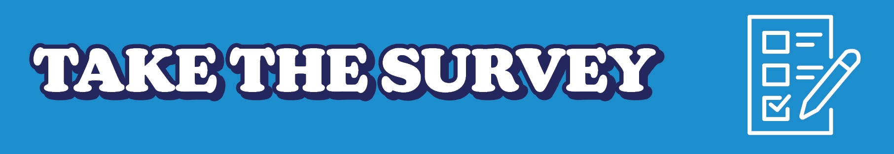 Image banner with icon of a survey list and a pencil.