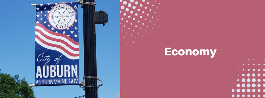 Image of a banner on a light post